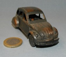 Chine 1/43 : Taille-crayon Citroën 2cv Berline (Bronze métal)