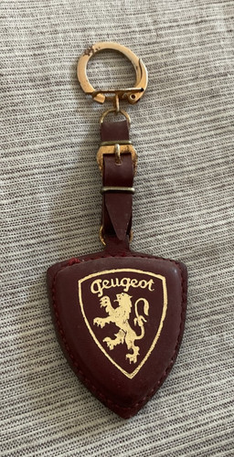 Porte clefs peugeot cuir - peugeot,