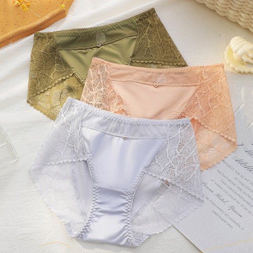 Culotte dentelle satinée - culotte,