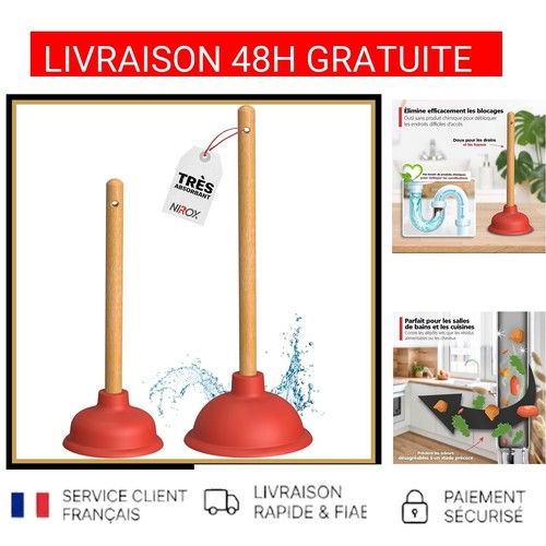 Déboucheur ventouse évier - déboucheur,
