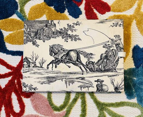 Boîte toile jouy - boîte, en