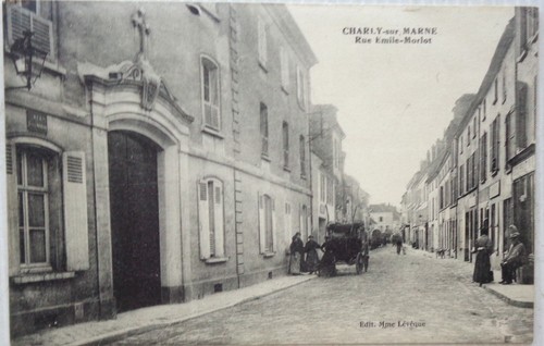 Charly sur marne cpa rue - marne,