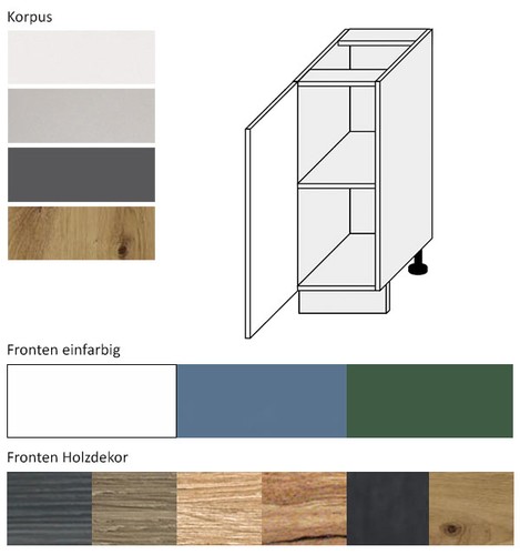 Meuble bas cuisine silver - bas,