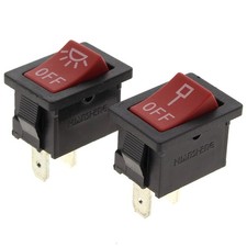 Interrupteurs rouges et noir -