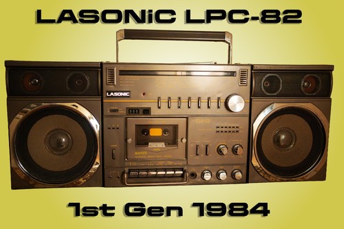 Vintage boombox lasonic lpc - lasonic, lpc-82