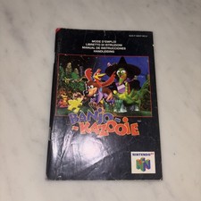 Notice Nintendo 64 N64 Banjo Kazooie Bon État Rare - Version NEU4