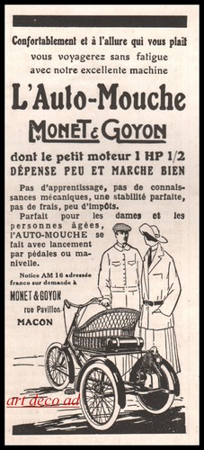 Advertising monet goyon - advertising, auto