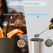 Pinces de cheminée et pelle