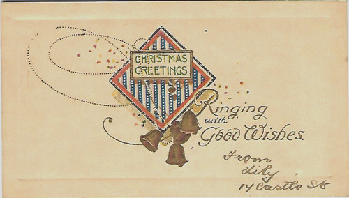 Ancienne carte noël - carte,