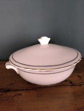 Soupière Ancienne Style Art Déco Moulin des Loups  Modèle Bilbao Porcelaine 