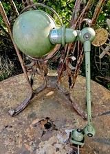 Lampe atelier JIELDE vintage JLD déco industrielle luminaire Gras Sanfil Mazda