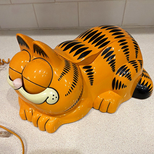 1980s tyco garfield - tyco, corded