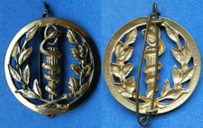 INSIGNE DE BÉRET DU SERVICE DE SANTÉ, BÉRAUDY VAURE, AMBERT