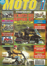 MOTO 1 N°129 GOLDWING 1500 VS HARLEY ELECTRAGLIDE / BMW F650 VS HONDA DOMINATOR