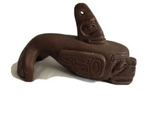 Ceramic Native American Alaskan Whale