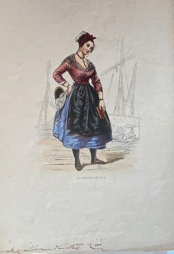 Lithographie colorisee la - lithographie,
