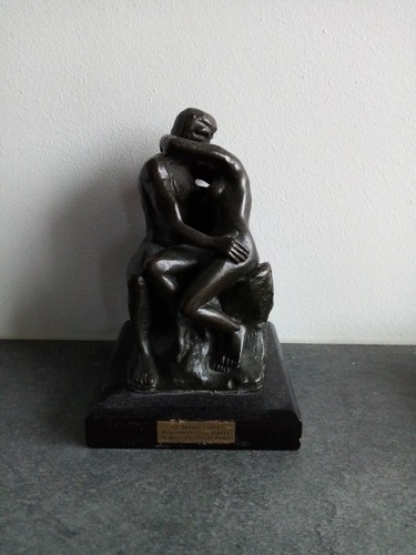 Statuette bronze baiser - statuette,