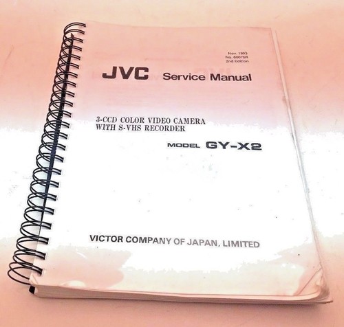 Jvc gx2 manuel entretien - gy,