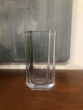 " SÈVRES " JOLI et LOURD VASE EN CRISTAL, FORME MODERNE ( H  21,3 cm )