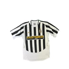 Maillot vintage domicile Juventus #17 Trezeguet saison 2003-2004