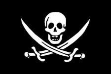 Jolly Roger - Jack Rackham Pirate Drapeau 150x90cm