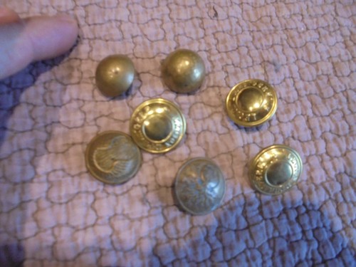 Old uniform button - uniform, various