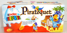 BOITE VIDE KINDER SURPRISE CARTON POUR 3 OEUFS 2002/2003 FRANCE PIRATOQUET