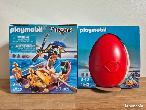 Playmobil boite oeuf bateau