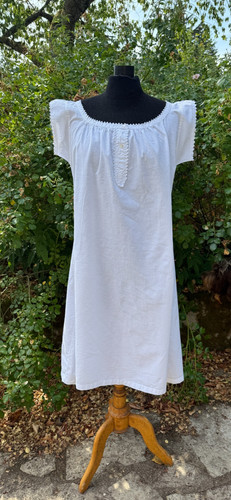 Ancienne chemise robe brodée - ancienne,