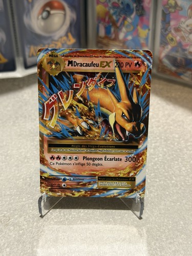 Carte pokémon m - m, dracaufeu