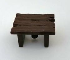 Vintage Polly Pocket Accessoire Part accessory / table effet bois / wood effect 