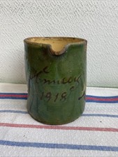 Ancien Pichet Parlant Annecy 1918 Poterie Savoyarde Dans Son Jus Deco