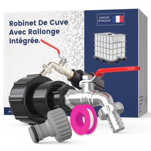 Robinet cuve 1000l 2 s60x6 - "robinet,