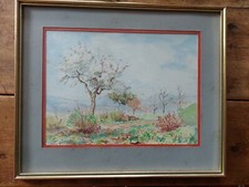 aquarelle paysage de Provence