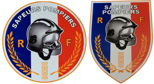 Lot autocollants sapeurs - de, 2