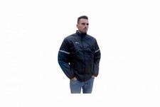VESTE DE PLUIE ADX ECO NOIR L  (DOUBLURE + BANDE REFLECHISSANTE + COL VELOURS +