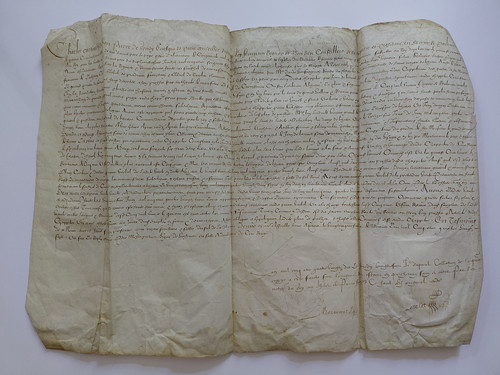 Parchemin 1587 vente - -,