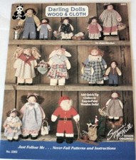 Darling Dolls Wood & Cloth Jean Kievlan (No. 2282) [Paperback] Jean Kievlan