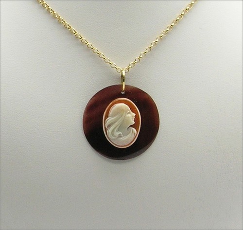 Pendentif kt camée - kt,