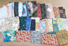 ORIGINAL vintage ANCIEN LOT de QUALITE textile TISSUS 1960 1970 1980 patchwork