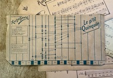 Lot de 7 partitions originales pour piano Michelsonne.