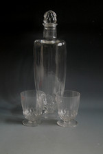 CARAFE EN VERRE ART DECO RENE