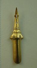 PLUME   TOUR EIFFEL / PENNA ANTONNELLANA  dorée /  NIB  PENINI FEDER PLUMA  