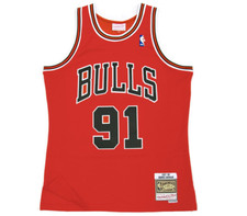 Mitchell Et Ness NBA SWINGMAN Maillot 2.0 - CHICAGO BULLS - Dennis Rodman Rouge