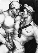 art gay érotique marins virils nus, Tom of Finland, Homoerotic 2598
