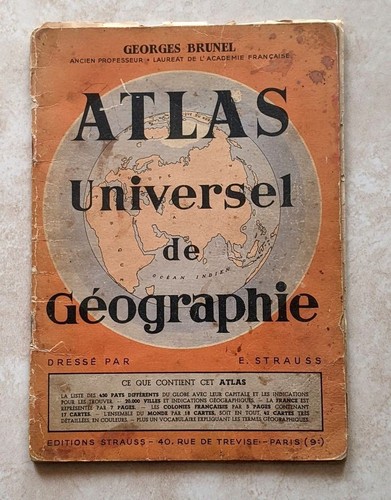 Atlas universel géographie - atlas,