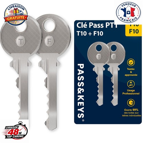 Clés pass ptt - pass, f10