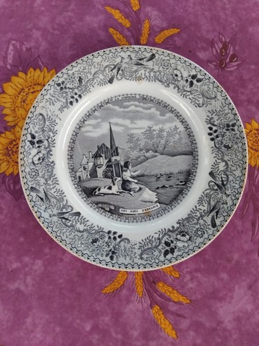 Assiette porcelaine opaque - porcelaine, de