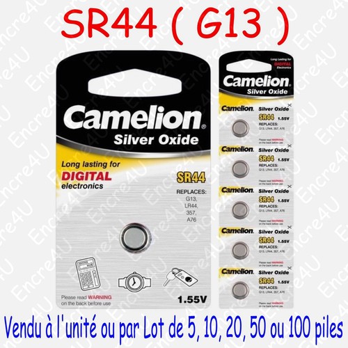 Pile bouton oxyde argent - pile,