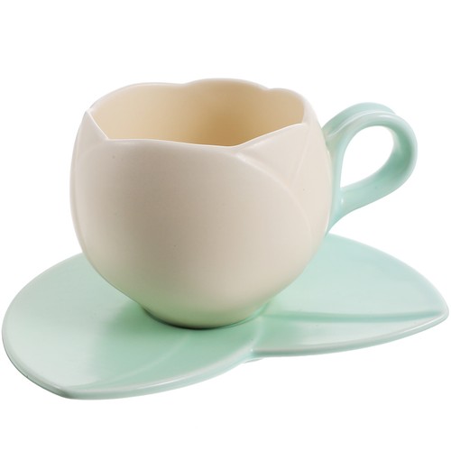 Tasse cafe avec soucoupe sous - tasse,